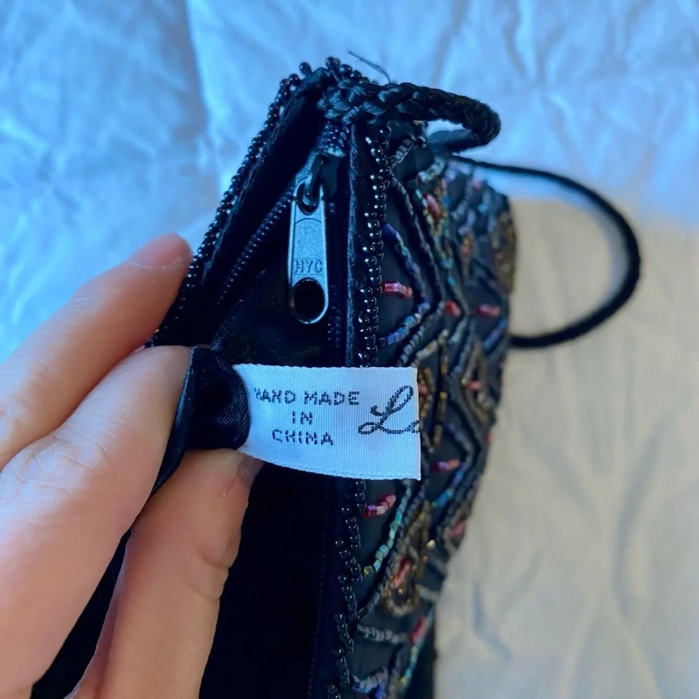 Y2K Vintage Regale Handmade Beaded crossbody Purse